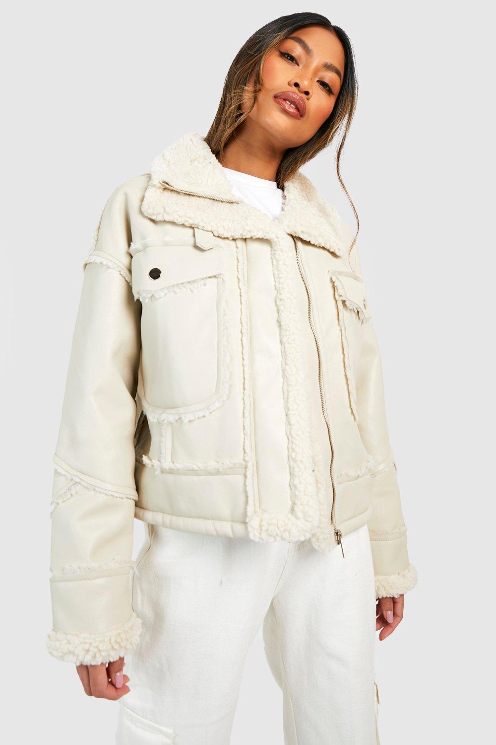 Boohoo 2024 white jacket